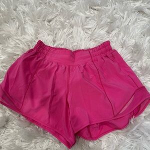 Lululemon Hot Pink Hotty Hot Shorts